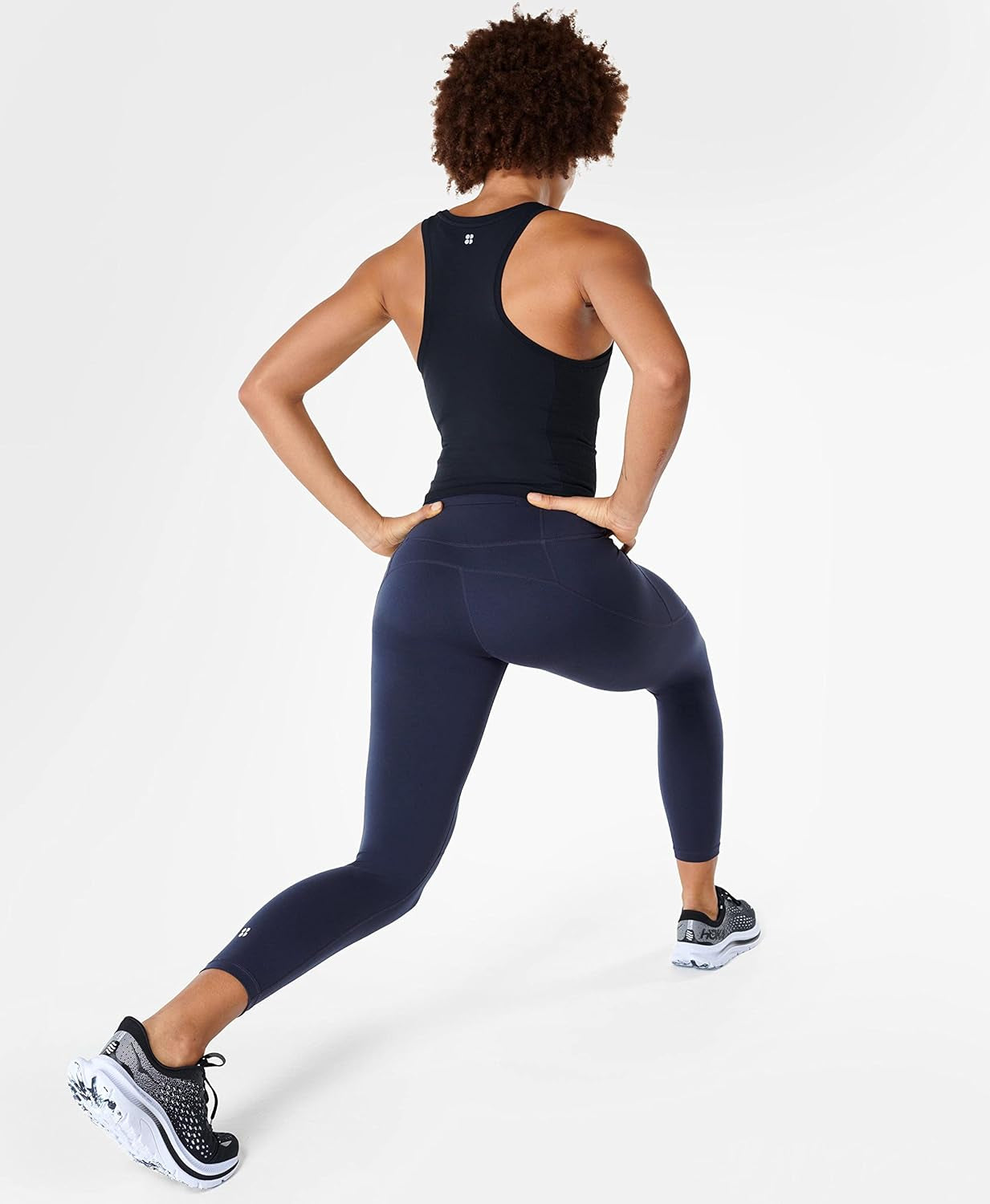 Womens Power 7/8 Workout Leggings with Side Pockets