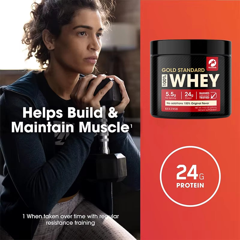 Protein Powder Gold Standard 100% Whey Protein Powder Enhance Muscle Gain & Recovery, Immune Support Health Care Product