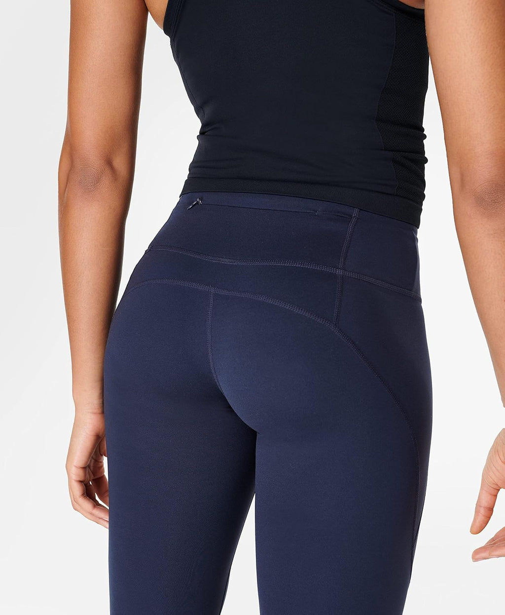 Womens Power 7/8 Workout Leggings with Side Pockets