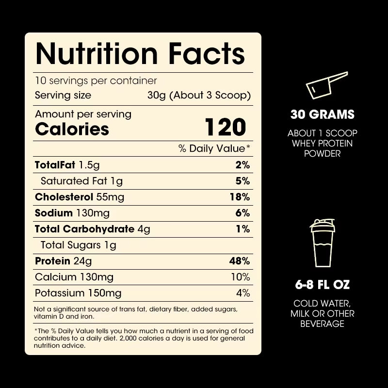 Protein Powder Gold Standard 100% Whey Protein Powder Enhance Muscle Gain & Recovery, Immune Support Health Care Product