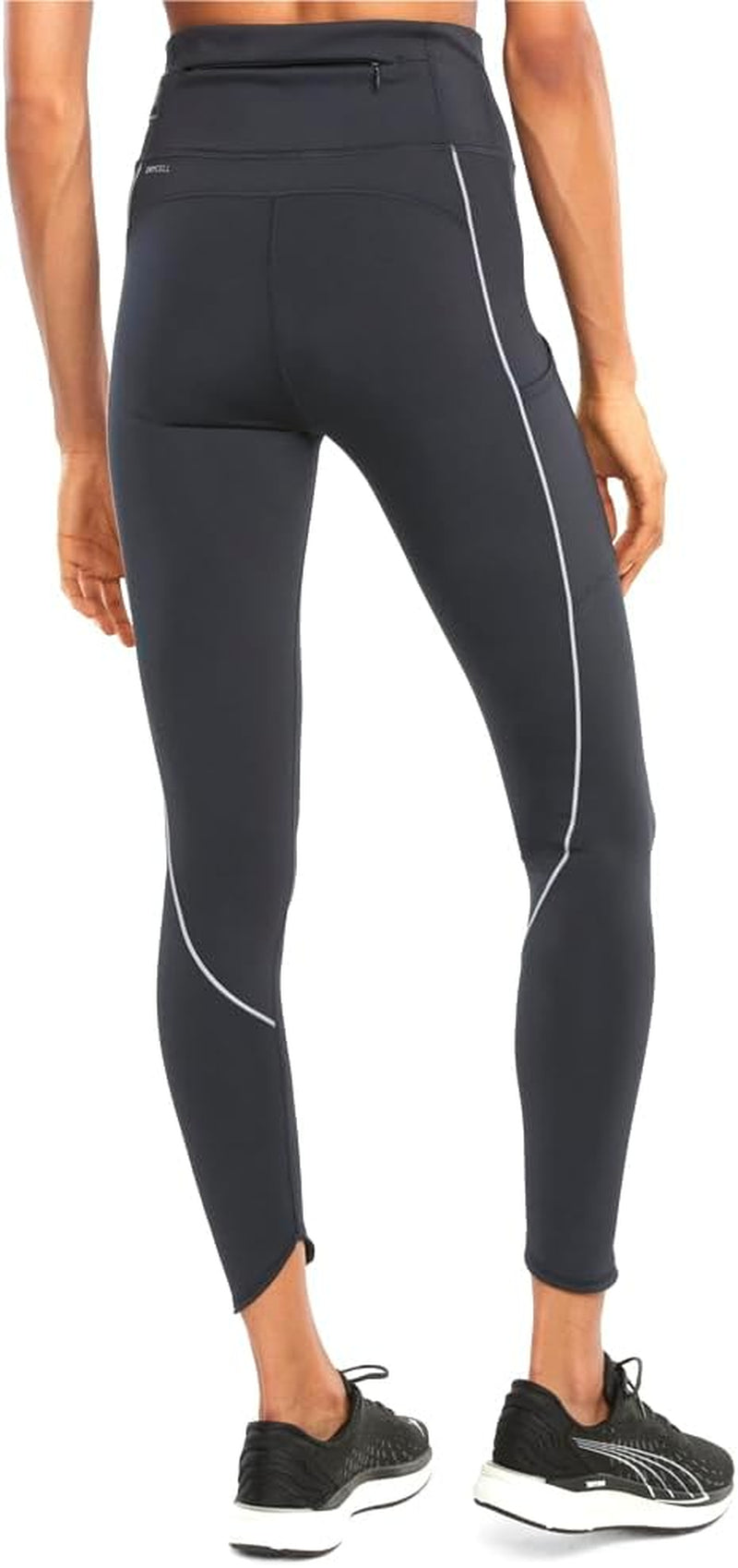 Womens Cooladapt High Waisted Athletic Leggings Casual - Black
