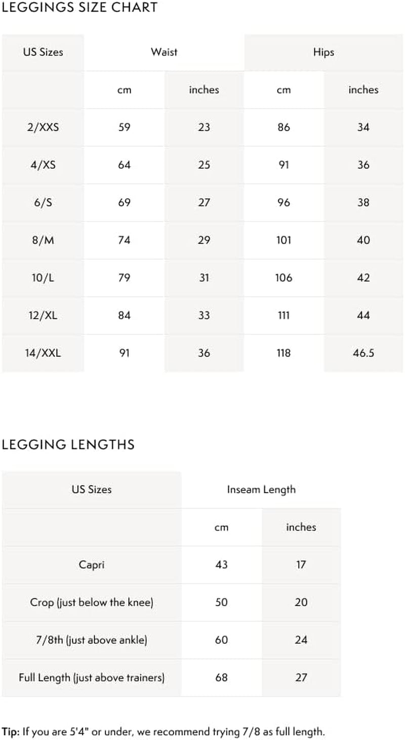 Womens Power 7/8 Workout Leggings with Side Pockets