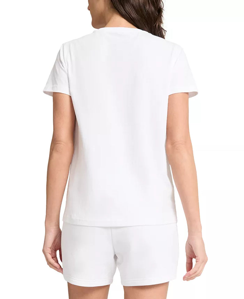 Women'S Essential Cotton Admire Script-Logo T-Shirt